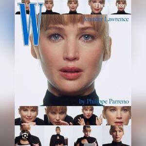 W Magazine The Art Issue Jennifer Lawrence Film Art Fashion Video
